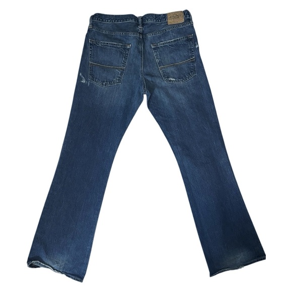 Men's Abercrombie & Fitch Blue Distressed Jeans - Picture 2 of 3